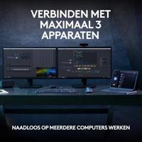 Logitech MX Keys S Grijs toetsenbord Draadloos Wit - thumbnail