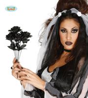 Halloween Zwarte Rozen - thumbnail