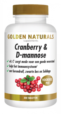 Golden Naturals Cranberry & D-Mannose Tabletten