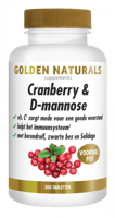 Golden Naturals Cranberry & D-Mannose Tabletten - thumbnail