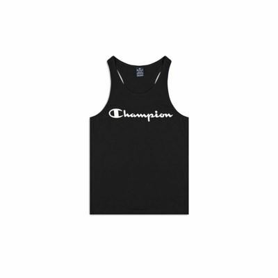Heren Mouwloos T-shirt Champion Tank Top Zwart - Maat: M