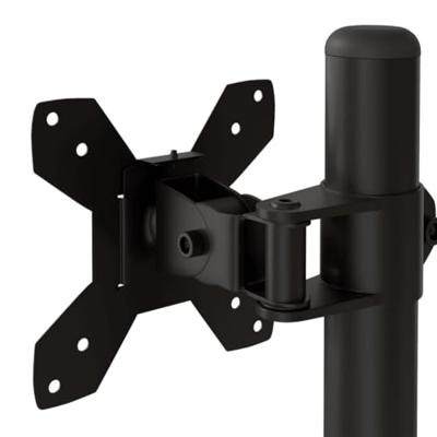 VidaXL Monitorbeugel vesa 75/100 mm zwart staal