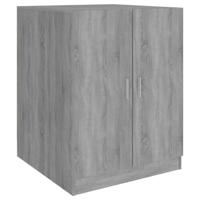 VidaXL Wasmachinekast 71x71,5x91,5 cm grijs sonoma eikenkleurig - thumbnail