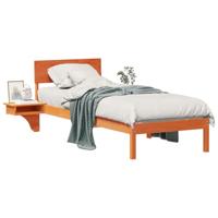 Bedframe met nachttafels met hoofdeinde Wasbruin 75 x 190 cm - thumbnail