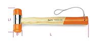 Beta 1390HS 35 Kunststof hamers met verwisselbare koppen houten steel H-SAFE - 013904035 013904035 - thumbnail