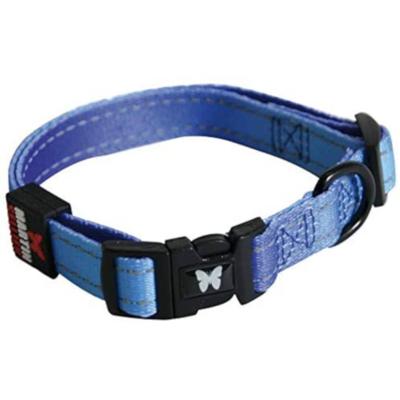 MARTIN SELLIER HALSBAND NYLON TURQUOISE VERSTELBAAR 20 MMX40-55 CM MARTIN SELLIER HALSBAND NYLON TURQUOISE VERSTELBAAR 20 MMX40-55 CM