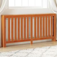 Radiatorombouw 169x19x84 cm massief grenenhout wasbruin - thumbnail