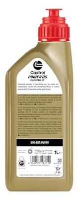 Castrol olie power rs scooter 2t fles à 1 liter