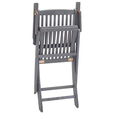 Tuinstoelen inklapbaar 4 st massief acaciahout