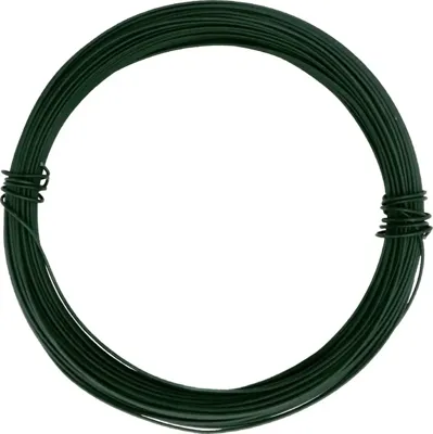 Spandraad geplastific. d1.4mm l30m