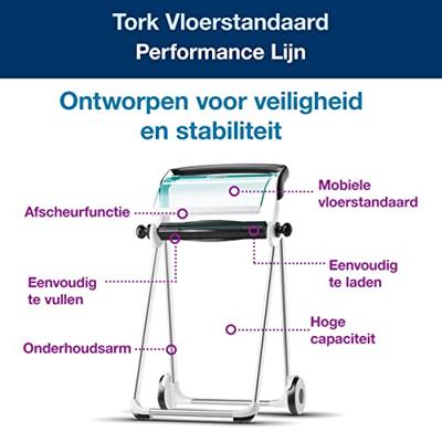 Tork 652000 houder handdoeken & toiletpapier Dispenser voor papieren handdoeken (rol) Turkoois, Wit Tork 652000 houder handdoeken & toiletpapier Dispenser voor papieren handdoeken (rol) Turkoois, Wit