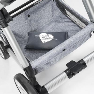 voor combikinderwagenswagens REER Designline Classic+ regenbeschermingAntraciet