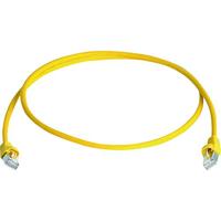 Telegärtner 100009133 RJ45 Netwerkkabel, patchkabel CAT 6A S/FTP 50.00 m Geel Vlambestendig, Halogeenvrij, UL gecertificeerd 1 stuk(s) - thumbnail