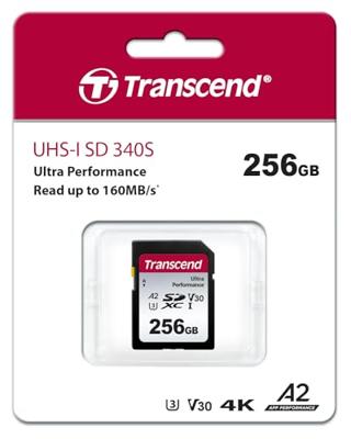 Transcend TS64GSDC340S SDXC-kaart 256 GB A1 Application Performance Class, A2 Application Performance Class, v30 Video Speed Class, UHS-Class 3 Schokbestendig, Transcend TS64GSDC340S SDXC-kaart 256 GB A1 Application Performance Class, A2 Application Performance Class, v30 Video Speed Class, UHS-Class 3 Schokbestendig,