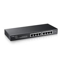 Zyxel GS1915-8 Managed L2 Gigabit Ethernet (10/100/1000) Zwart - thumbnail