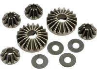 HPI Racing 101142 Reserveonderdeel Conisch tandwielset gehard - thumbnail