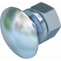 OBO Bettermann FRS 8X16 F 5.6 6406939 Platbolschroef 8 mm 16 mm Staal Thermisch verzinkt 50 stuk(s) - thumbnail