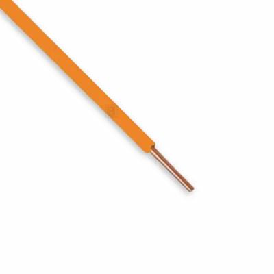 Donne VD draad installatiedraad 1,5mm oranje rol 100 meter ECA voor rookmelders