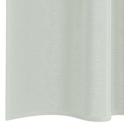VidaXL Gordijnen voile met roedezakken 2 st lichtgrijs VidaXL Gordijnen voile met roedezakken 2 st lichtgrijs