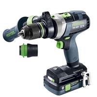 Festool TPC 18/4 4,0/5,0 I-Plus QUADRIVE Accu klop-/schroefboormachine 18V 4.0/5.0Ah in Systainer - 577651 - thumbnail