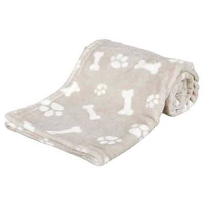 TRIXIE HONDENDEKEN KENNY FLEECE BOT / POOTJES BEIGE