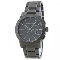 Burberry Chronograph City Men Black Staal 42MM | BU9354 - thumbnail