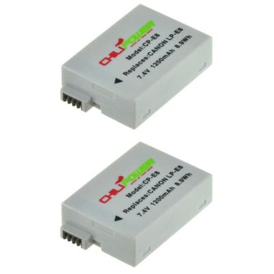 ChiliPower LP-E8 accu voor Canon - 1300mAh - 2-Pack