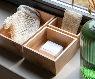 Opslagdozen Andrea House ax73022 30 x 23 x 7 cm (3 Onderdelen)