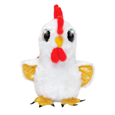 Lumo Stars knuffel Lumo Rooster Booster 15 cm wit Lumo Stars knuffel Lumo Rooster Booster 15 cm wit