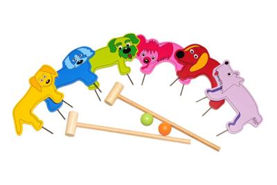 BS Toys houten croquet junior buitenspel
