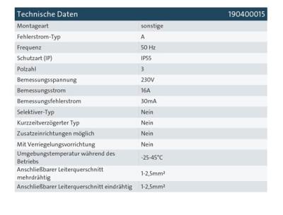Kopp 190400015 Tussenschakelaar voor persoonsbescherming 230 V Zwart IP55