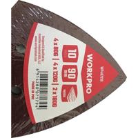 WorkPro WP407210 Schuurpapier (l x b) 90 mm x 90 mm 10 stuk(s) - thumbnail