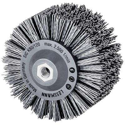 Lessmann Ronde borstel | d. 140 mm M14 | SiC slijpborstels korreling 80 60 mm | 2500 min-¹ | 1 stuk - 402880 - 402880 Lessmann Ronde borstel | d. 140 mm M14 | SiC slijpborstels korreling 80 60 mm | 2500 min-¹ | 1 stuk - 402880 - 402880