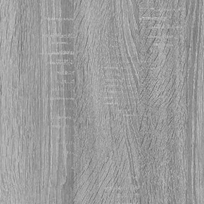 Vitrinekast 82,5x30,5x80 cm bewerkt hout grijs sonoma eiken