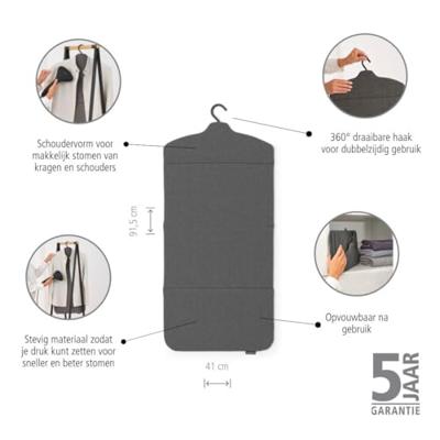 Brabantia Kledingstoombord Opvouwbaar 91.5x41 cm Grijs - thumbnail
