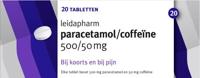 Leidapharm Paracetamol Coffeine Tabletten 20st - thumbnail