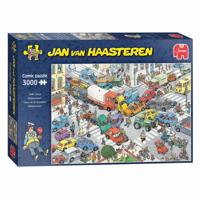 Jan Van Haasteren legpuzzel - traffic chaos, 3000st. - thumbnail