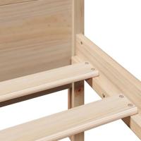 Bedframe zonder matras massief grenenhout 120x200 cm - thumbnail