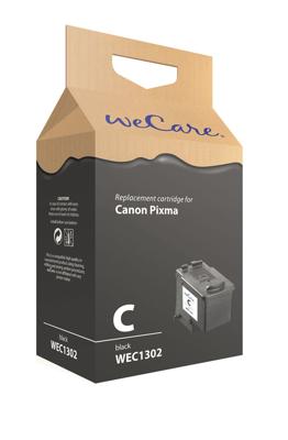 Wecare WEC1302 inktcartridge Zwart 1 stuk(s) Wecare WEC1302 inktcartridge Zwart 1 stuk(s)