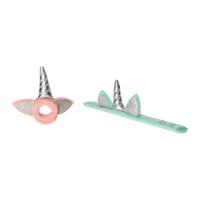 Klaparmband Eenhoorn Pluche - thumbnail