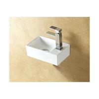 Fontein Sanilux New Wonder 30x18,5x9,5 cm met Afvoer en Kraan Keramiek Wit Sanilux - thumbnail