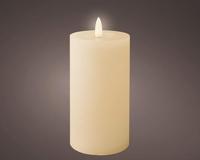 Lumineo ledkaars d7h15cm creme - thumbnail