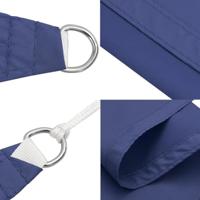 Schaduwdoek vierkant 4x4 m oxford stof blauw - thumbnail