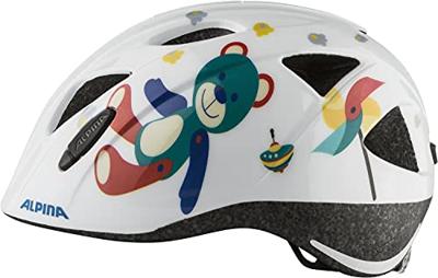 Olympic Sportswear Alpina sports kinderhelm ximo white bear 49-54 glans - thumbnail