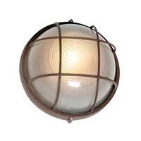 QAZQA Industriële buitenwandlamp roestbruin IP44 - Hanneke - thumbnail