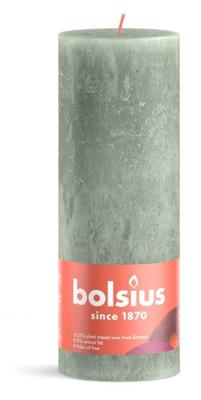 Bolsius rustiek kaars 190/68 jade green Bolsius rustiek kaars 190/68 jade green