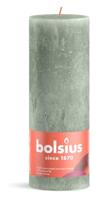 Bolsius rustiek kaars 190/68 jade green - thumbnail
