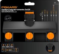 Fiskars 1070578 Comfort 3-voudige splitser Met reguleerventiel - thumbnail