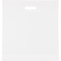 Tas | LDPE | 45x 4x50cm | draagtas | wit | 500 stuks - thumbnail