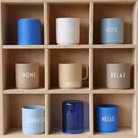 Design Letters Pause kopje Blauw Universeel 1 stuk(s) - thumbnail